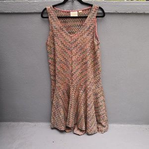 *Anthropologie*   V Neck A-line dress